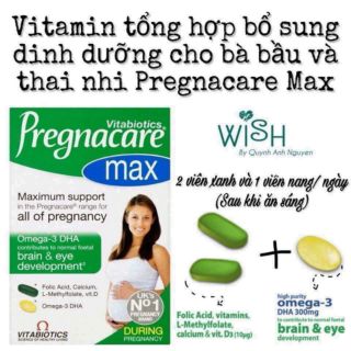 Bổ bầu Pregnacare max/plus