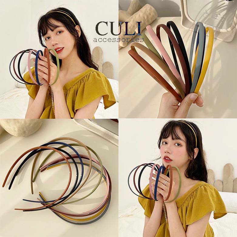 Băng đô cài tóc, Bờm cài tóc bản nhỏ nhiều màu xinh xắn - Culi accessories
