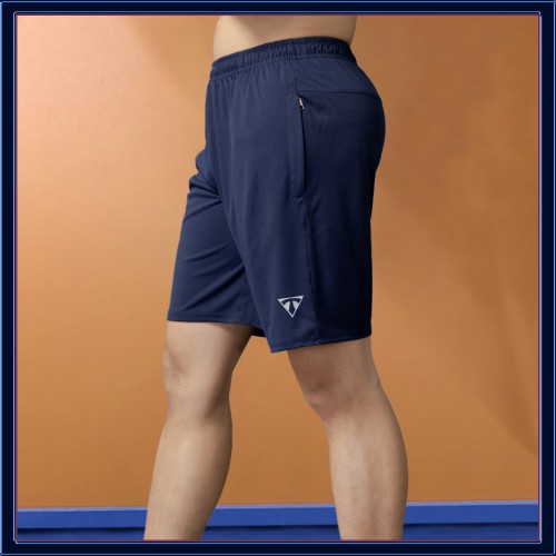 Quần Đùi/Short Thể Thao Nam Vải Thun Lạnh T-Simple (Navi) [NUTTY], quần tập gym cao cấp | BigBuy360 - bigbuy360.vn
