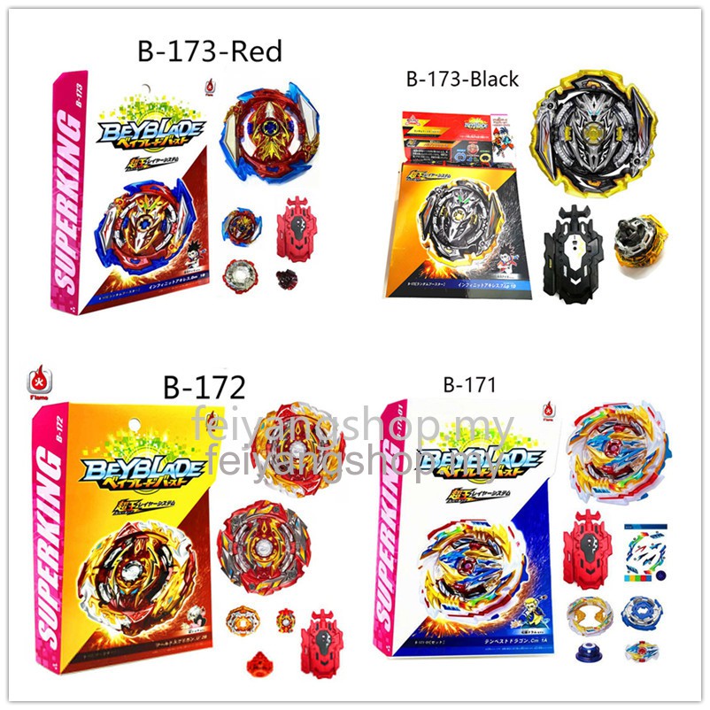 Con Quay Đồ Chơi Beyblade Burst B-173 Infinite Achilles B-172 World Spriggan B-171 Tempest Dragon B-170-01 Death Diabolos Abyss Diabolos