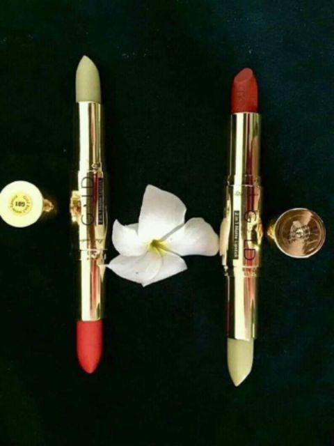 Bộ đôi trang điểm thần thánh kem nền BB stick + son Gold 2 đầu | BigBuy360 - bigbuy360.vn