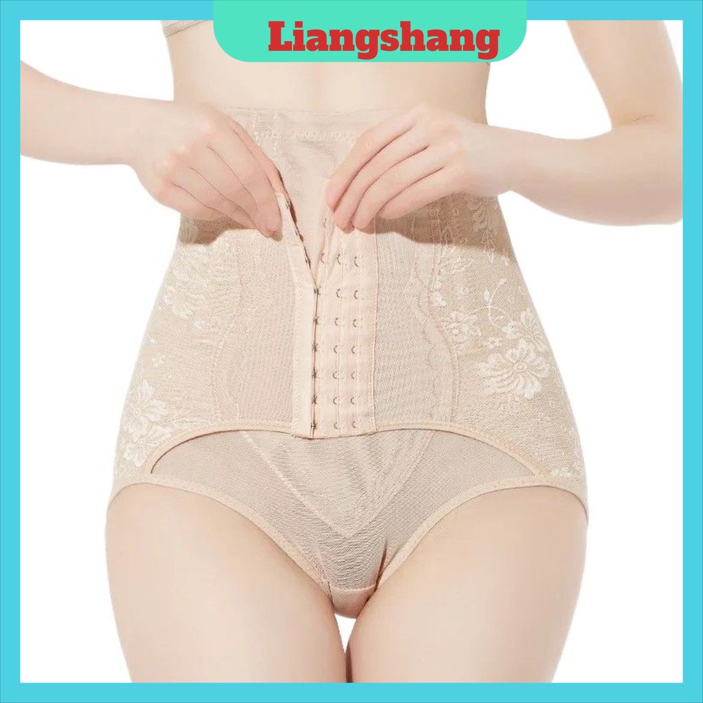 Quần Gen Bụng Cạp Cao🍁FREESHIP🍁 Quần Nịt Bụng Có Móc Cài, Giảm Mỡ, Giảm Eo Định Hình Vòng Eo GB01