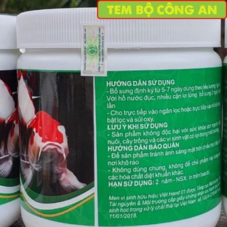  KHIÊM AQUARIUM_Vi sinh cao cấp cho cá cảnh cá KOI cá vàng   150g=20.000 ml dung dịch men vi sinh nước và pha được 150m 