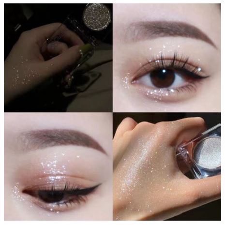 Bảng Phấn Mắt Tông Đất Màu Nhũ Kim Tuyến Tông Đất Lâu Trôi Chống Nước