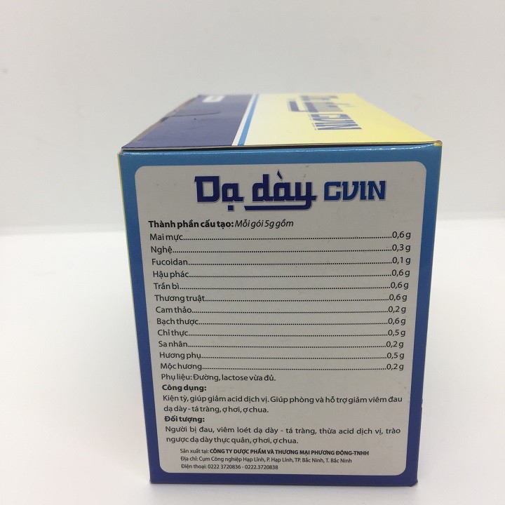 Dạ dày Cvin hộp 30 gói x 5g