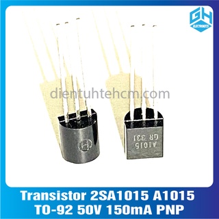 Combo 20 con linh kiện transistor 2sa1015 a1015 to-92 50v 150ma pnp