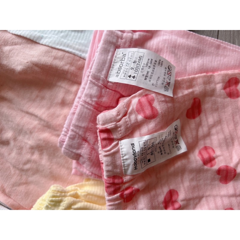 Quần lửng cotton organic xuất Hàn cho bé gái 3m-5y