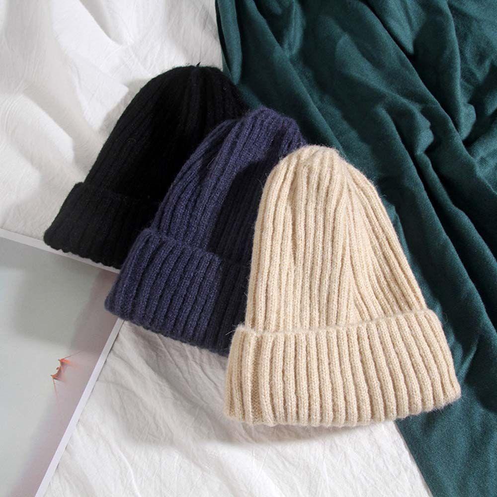 Mũ beanie Dày Dặn Màu Sắc Đơn Giản Cho Nam