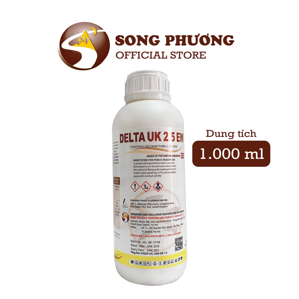 Thuốc Diệt Côn Trùng Delta UK 2.5 EW loại 1000 ml