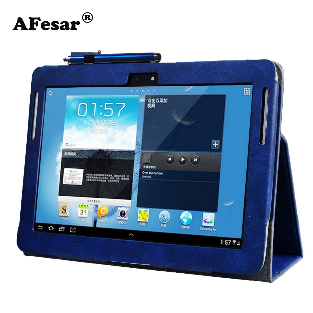 Bao da máy tính bảng màu trơn thiết kế sang trọng cho Samsung Galaxy Note 10.1(2012) GT-N8000 N8010 N8013 N8020 | BigBuy360 - bigbuy360.vn