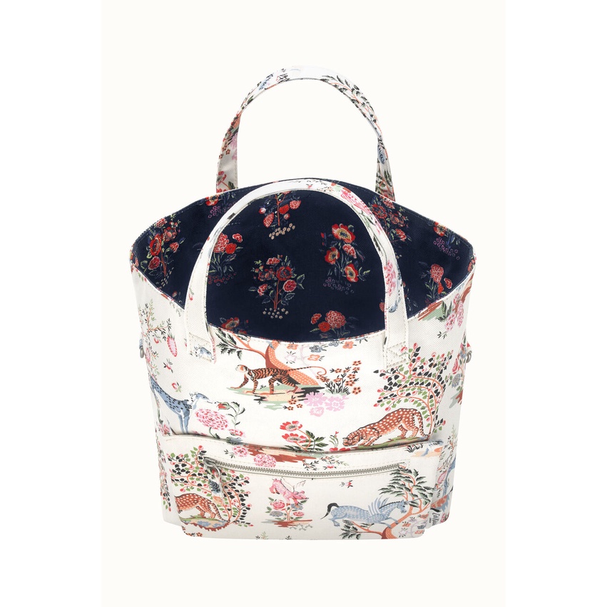 Cath Kidston - Túi đeo chéo 2 mặt/Rev Crossbody Painted Kingdom  - Painted Kingdom - Cream -1041309