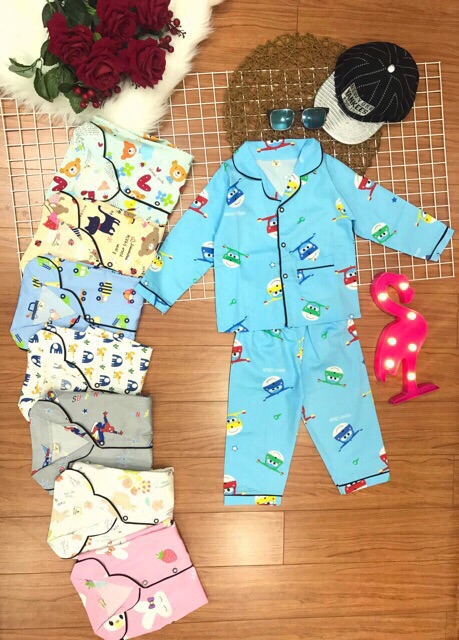 [16-28kg] Bộ pijama size Đại chất đẹp cho bé trai và bé gái