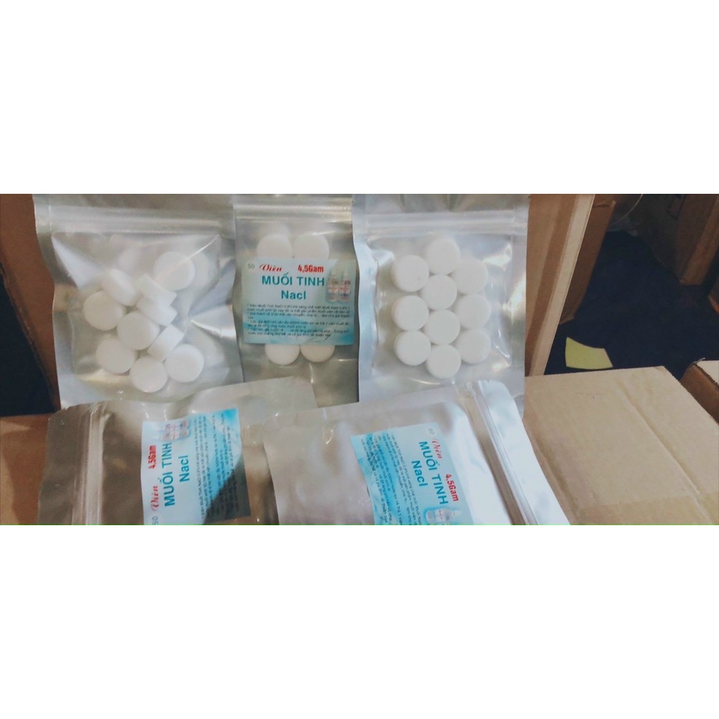 viên muối tinh nacl 10v