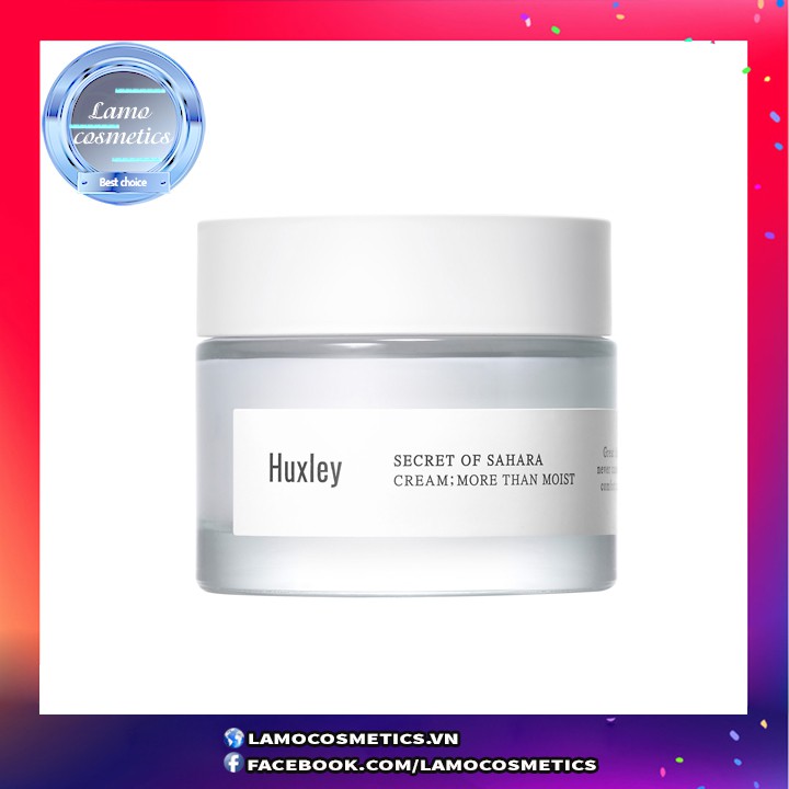 Kem Dưỡng Ẩm Trắng Da Huxley Secret Of Sahara Cream: Glow Awakening 50ml