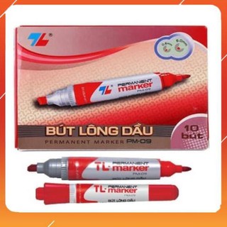 Bút Lông Dầu 2 đầu Thiên Long PM09 viết trên mọi chất liệu ko xóa được_happyshop