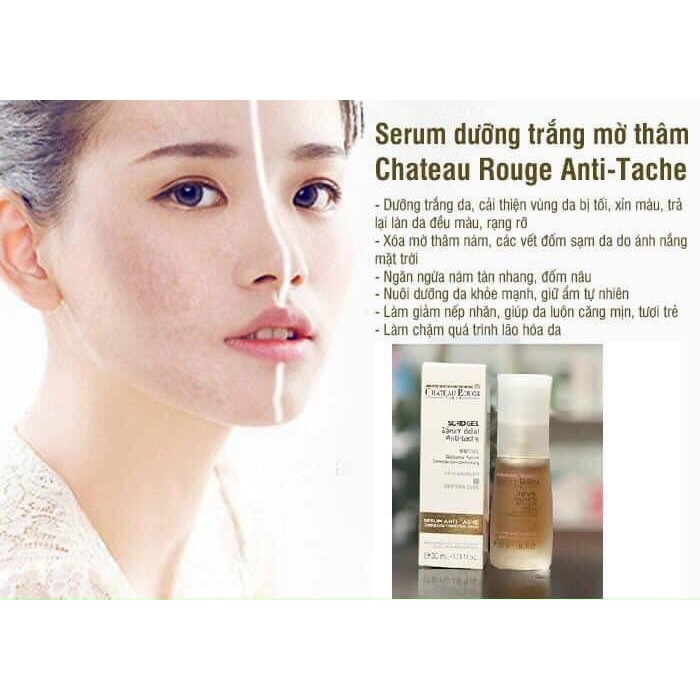 CHATEAU SERUM -TRẮNG CHO DA MẶT-CHỐNG NHĂN, TÁI TÁO TẾ BÀO DA