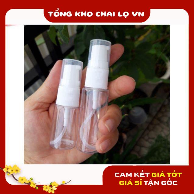 Chai Chiết Mĩ Phẩm ❤ SIÊU RẺ ❤ Chai nhựa pet xịt giọt 20ml , chai chiết mỹ phẩm , phụ kiện du lịch