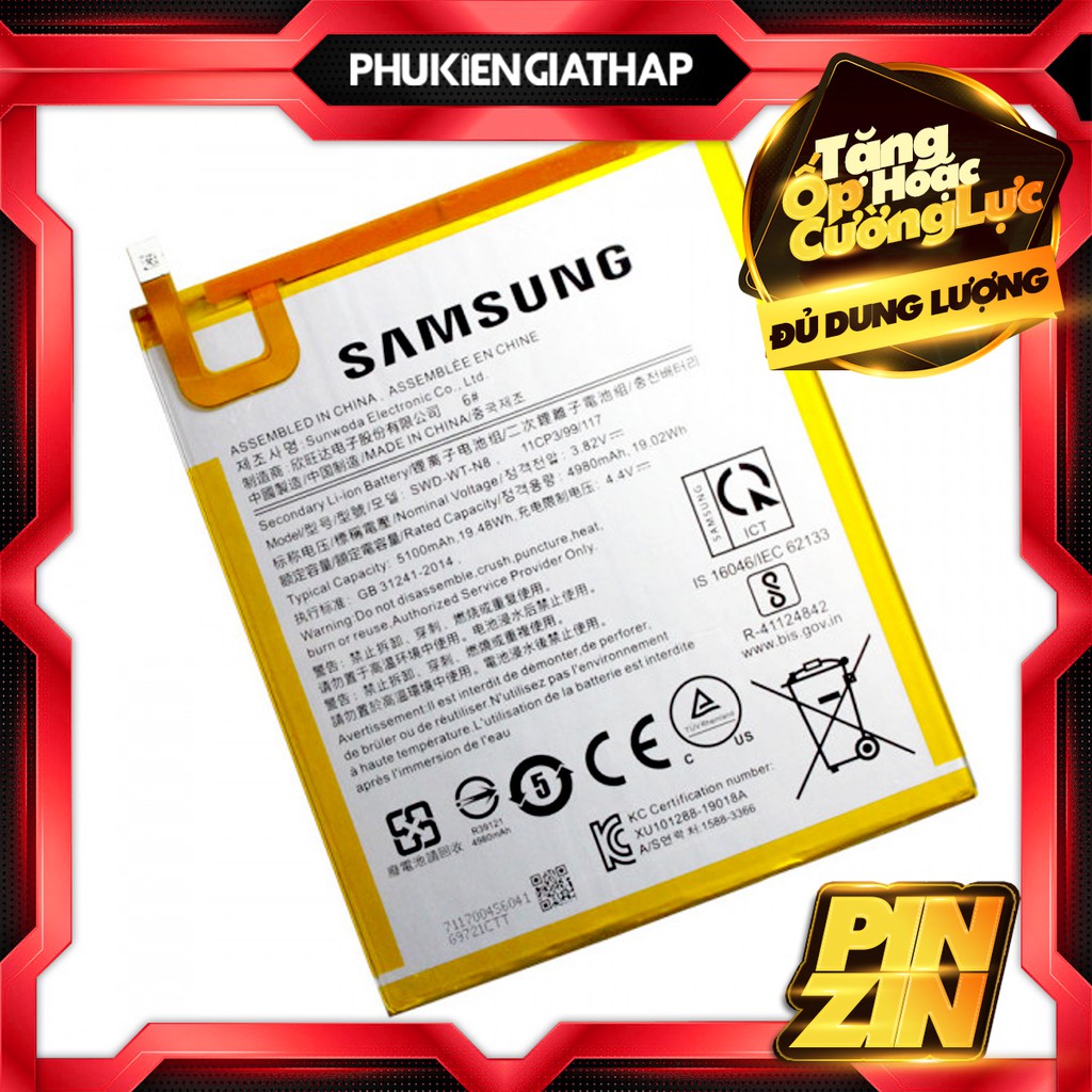 Pin Samsung Galaxy Tab A8 8.0 2019 T290 T295 SWD-WT-N8 - 5100mAh