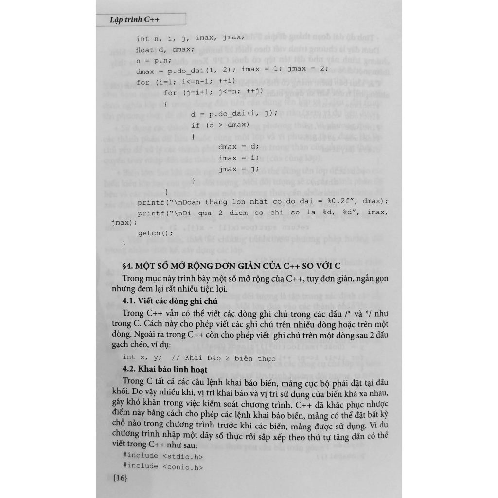 Sách - Giáo Trình C++ Và Lập Trình Hướng Đối Tượng