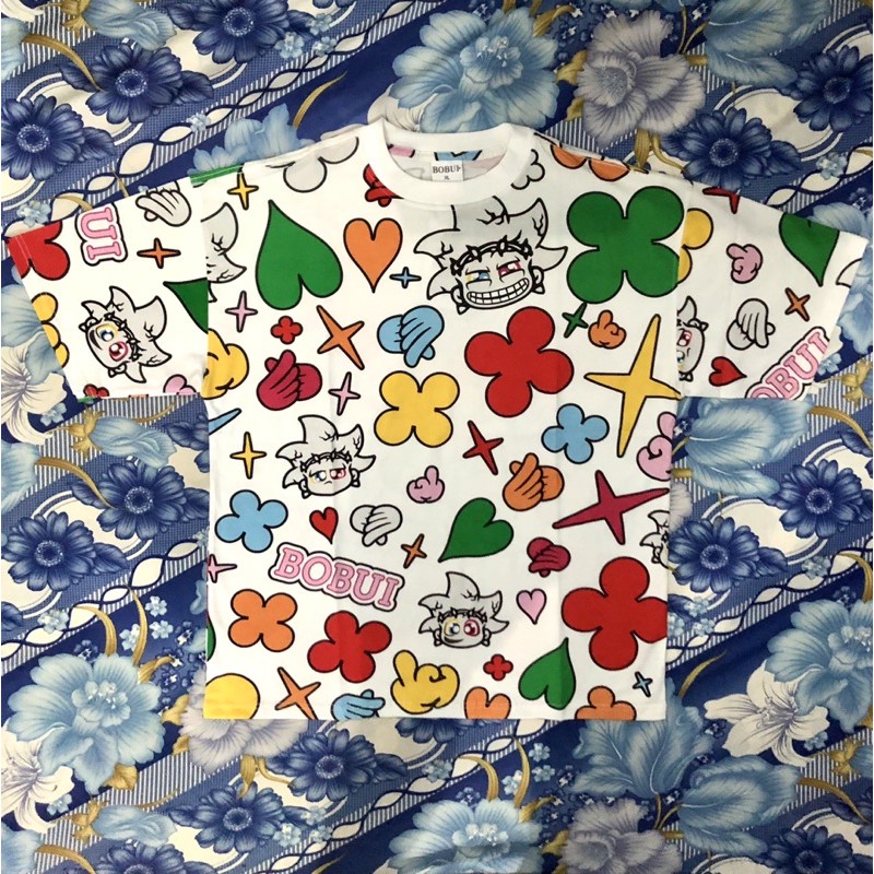 BOBUI BEBIBO OVERPRINTED V2 TEE/ WHITE