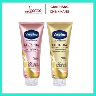 Sữa dưỡng thể vaseline healthy bright gluta hya serum burst lotion 10x thái lan lecaro