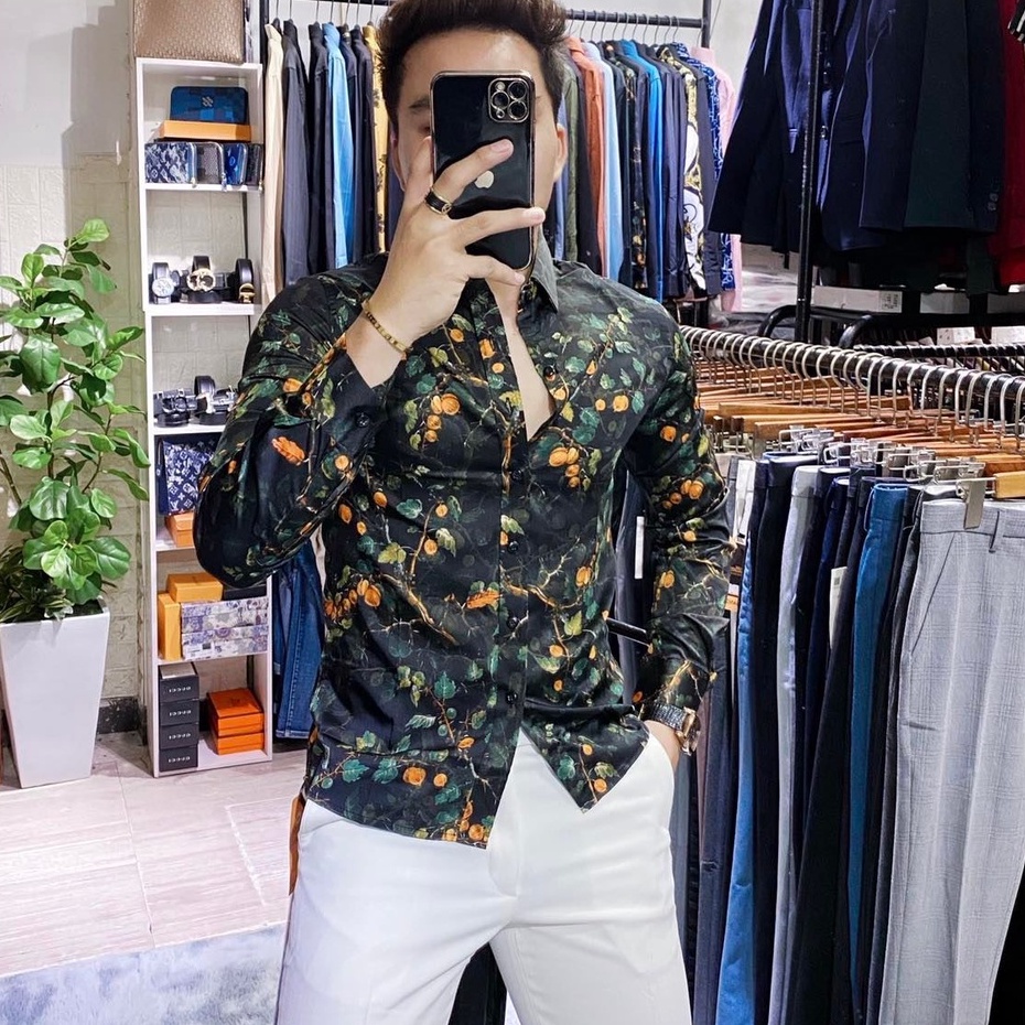 Sơ mi lụa trơn mịn không nhăn không phai không xù