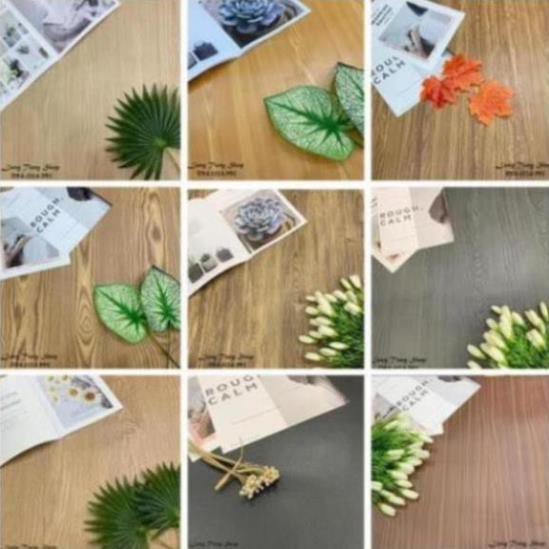 Phông nền giấy dán tường vân gỗ đậm - Thảm chụp hình vân gỗ , decal dán tường bàn tủ có sẵn keo
