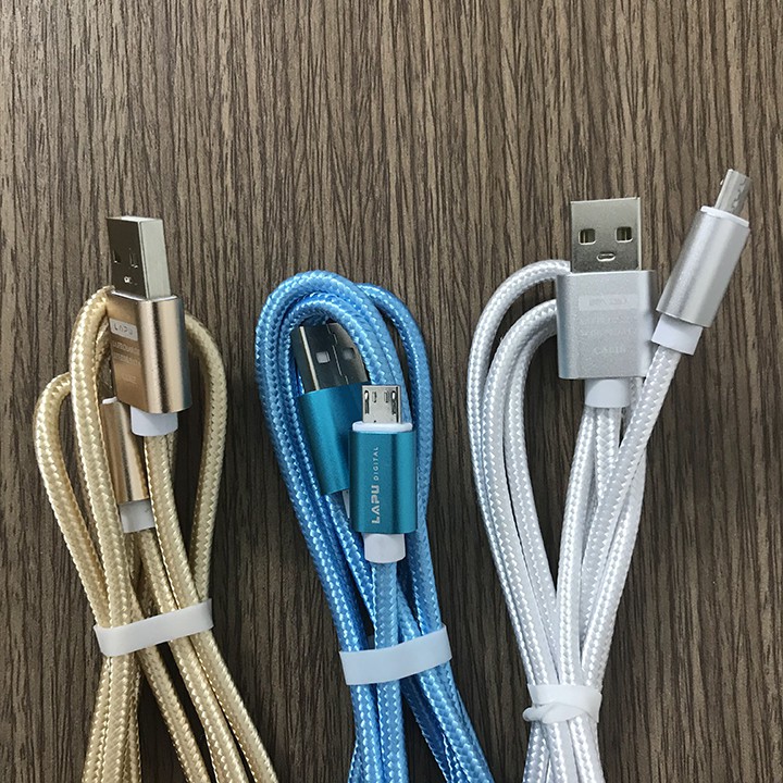 Dây Cáp Sạc Dây Dù dài 3m,2m và 1m Cho Phụ Kiện Tai nghe Bluetooth tai nghe ko dây táos i12 Cáp Sạc IPPin Dự Phòng