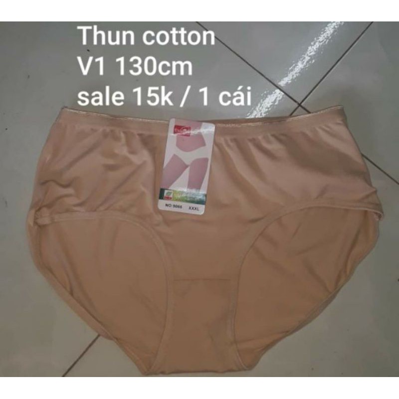 Combo 10 quần chip bigsize 90kg-quan lót thun lạnh