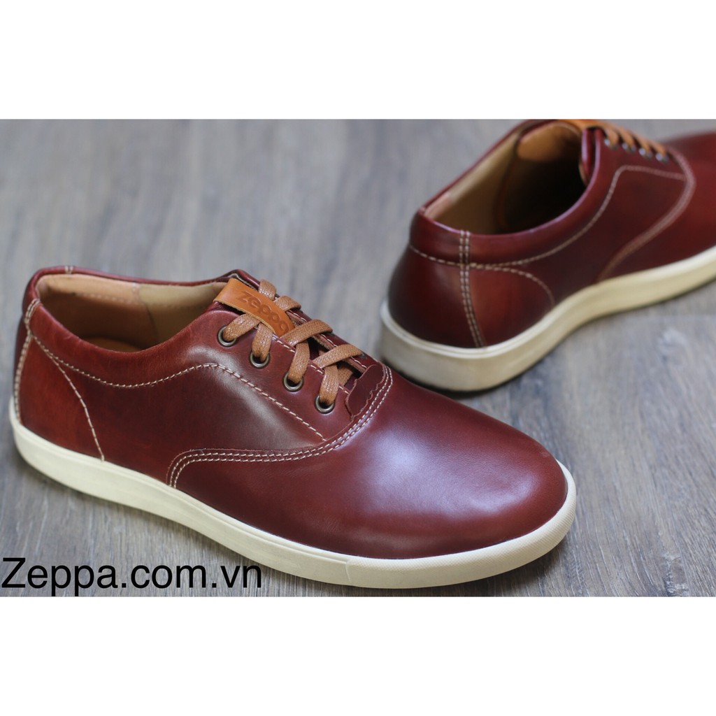 ZEPPA - Gian Hàng Chính Hãng - Giày da bò nam - Màu nâu đỏ (Size: 39-44) - MS: GNW75