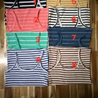 Áo 2 dây sọc hàng nhà làm
