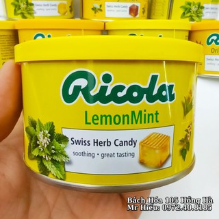[T6/2023] Kẹo Ricola hộp sắt 100g