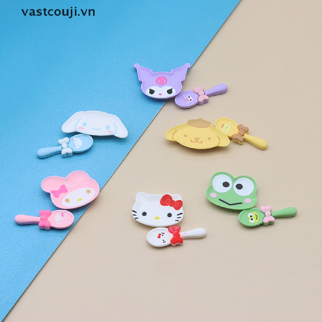 Muỗng Ăn mini Hình Hoạt Hình Dễ Thương Cho Nhà Búp Bê VN