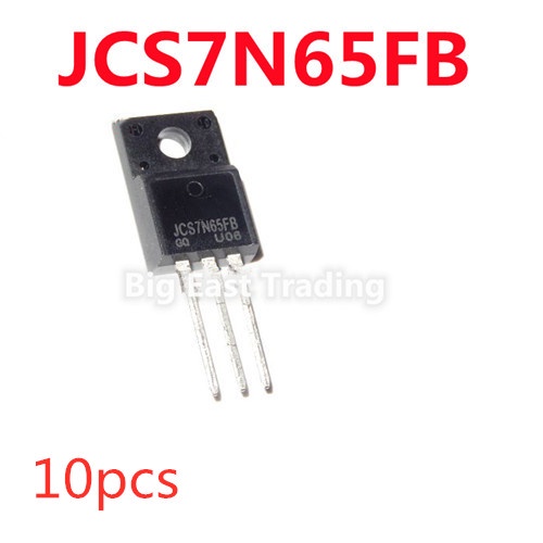 10 chiếc JCS7N65FB 7N65FB TO-220F 650V 7A, đảm bảo chất lượng betterway