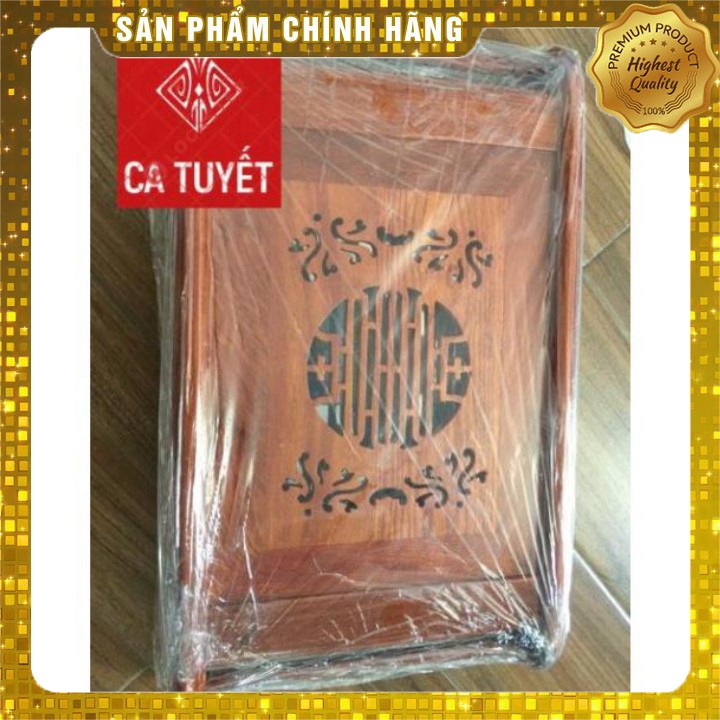 [Mỹ Nghệ Đồng Kỵ] Khay trà gỗ hương cao cấp