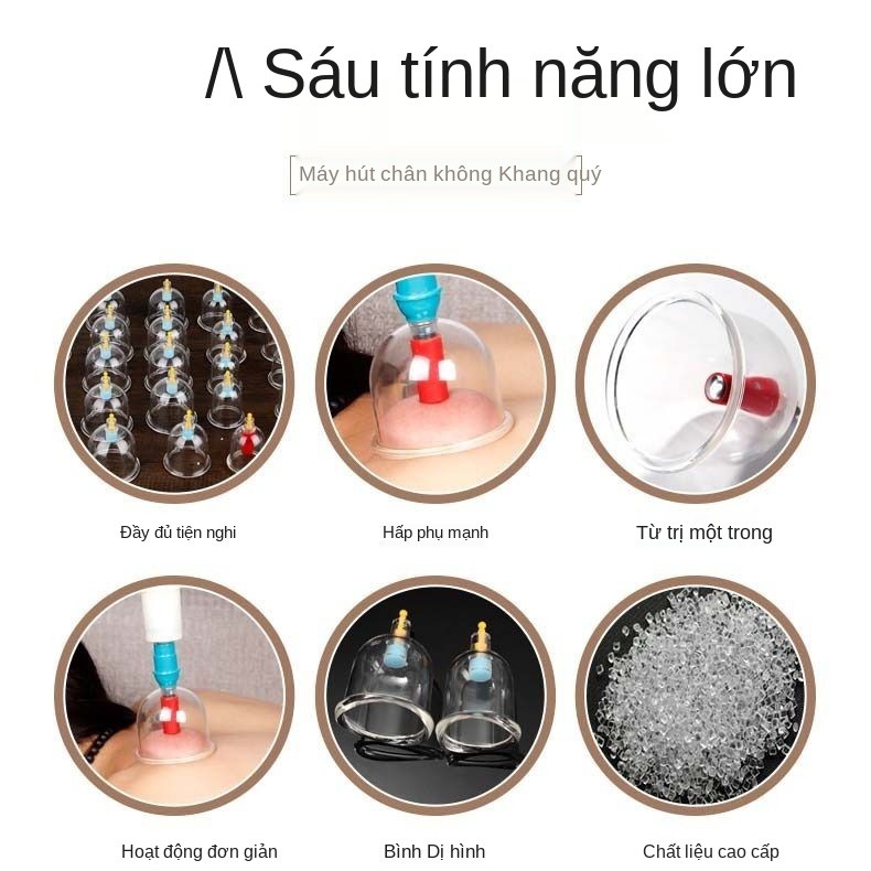 xem thiết bị giác hơi lớn Xiaokang gia dụng bộ hút chân không dày loại khí Có thể xua tan ẩm ướt, thúc đẩy tuần h