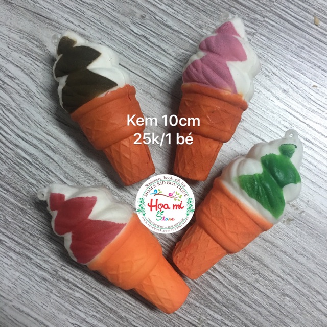 Squishy kem 10cm