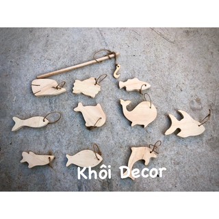 bộ câu cá gỗ - sáng tạo