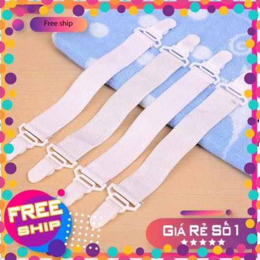 [SIÊU SALE] dây giữ cố định ga giường combo 4 cái