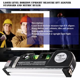 [131] Thước đo thẳng đứng Horizon 8FT Thước đo tiêu chuẩn và hệ mét