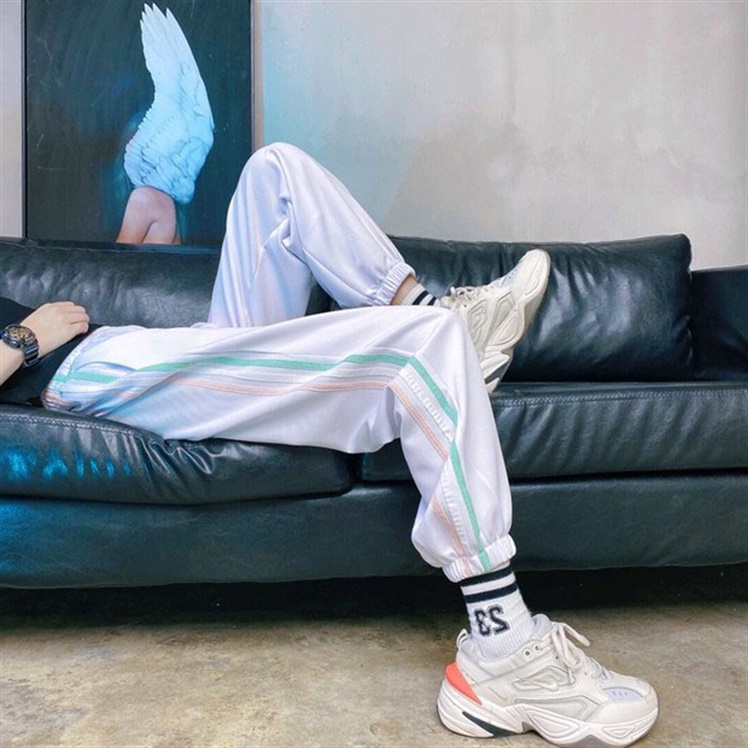 Quần thể thao kiểu dài ống bó phong cách Hàn Quốc năng động cho nữ | BigBuy360 - bigbuy360.vn