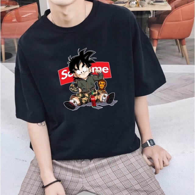 ALBUM 877 - ÁO THUN UNISEX SUPREME SONGOKU NHIỀU MÀU