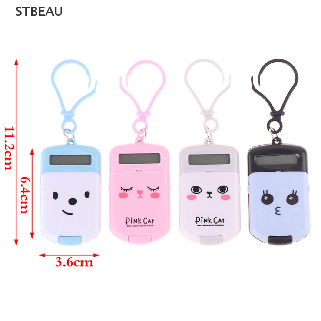 [Cxstbuan] Móc Khóa Máy Tính Cầm Tay Kỹ Thuật Số Mini Đáng Yêu Sáng Tạo MME