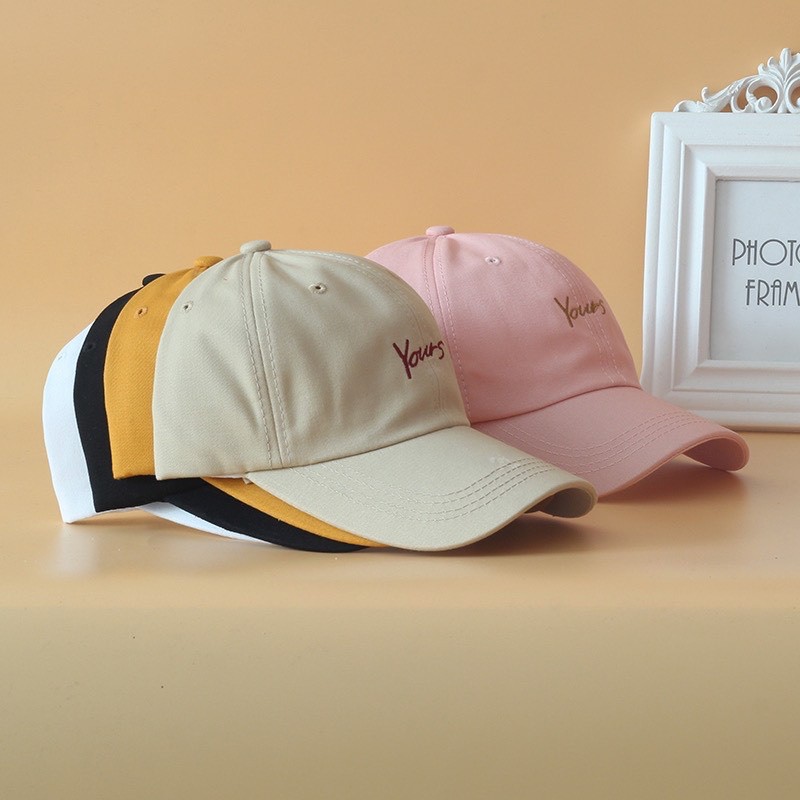 Nón kết ❤️ Mũ  lưỡi trai hoạ tiết thêu chữ phong cách Ulzzang form unisex nam nữ.Hàng loại 1