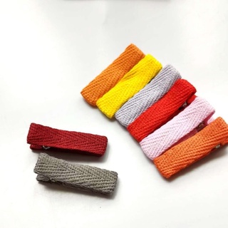 kẹp mỏ vịt bọc ruy băng 3,5cm