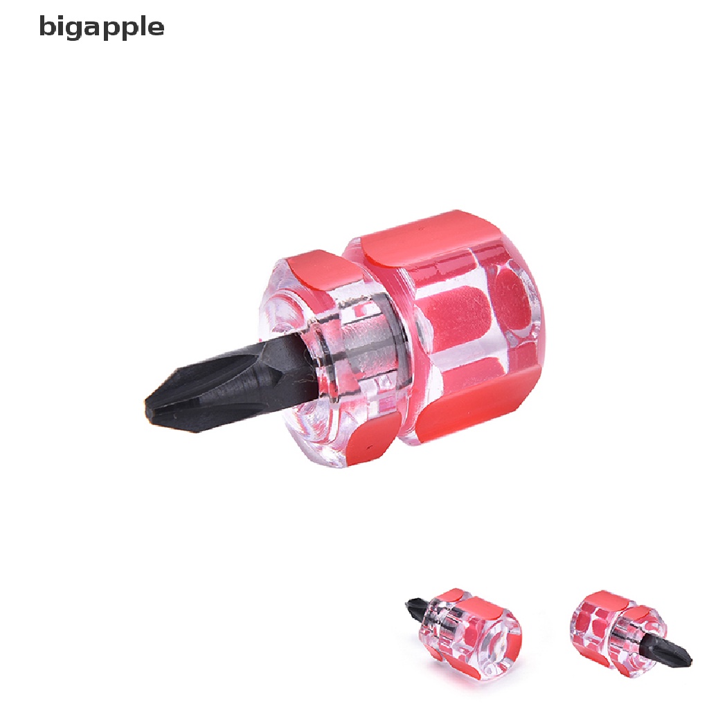 bigapple 2pcs Mini Screwdriver Mini Screw Driver Short Small Split Repair Tools Kit Set, RDG