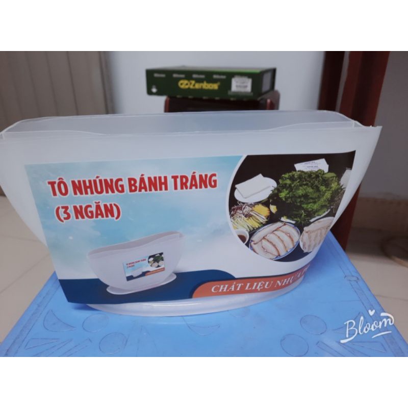 Tô nhúng bánh tráng 3 ngăn hàng việt nam chất lượng cao