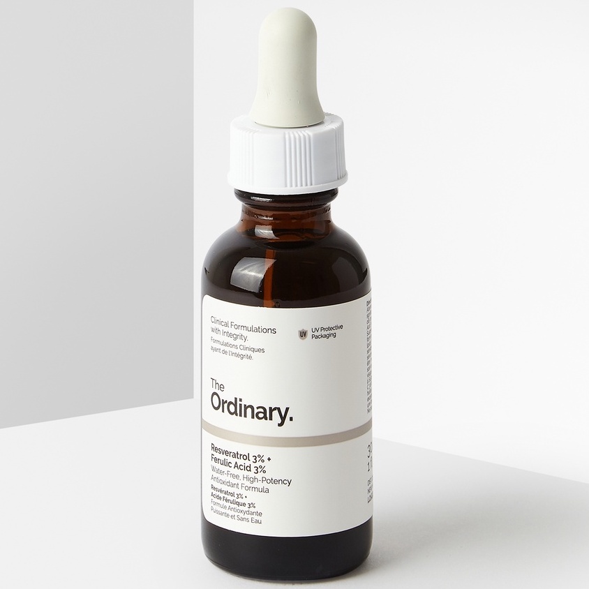 Serum The Ordinary Resveratrol 3% Ferulic Acid 3% [30ml] Tinh chất chống oxy hóa và lão hóa