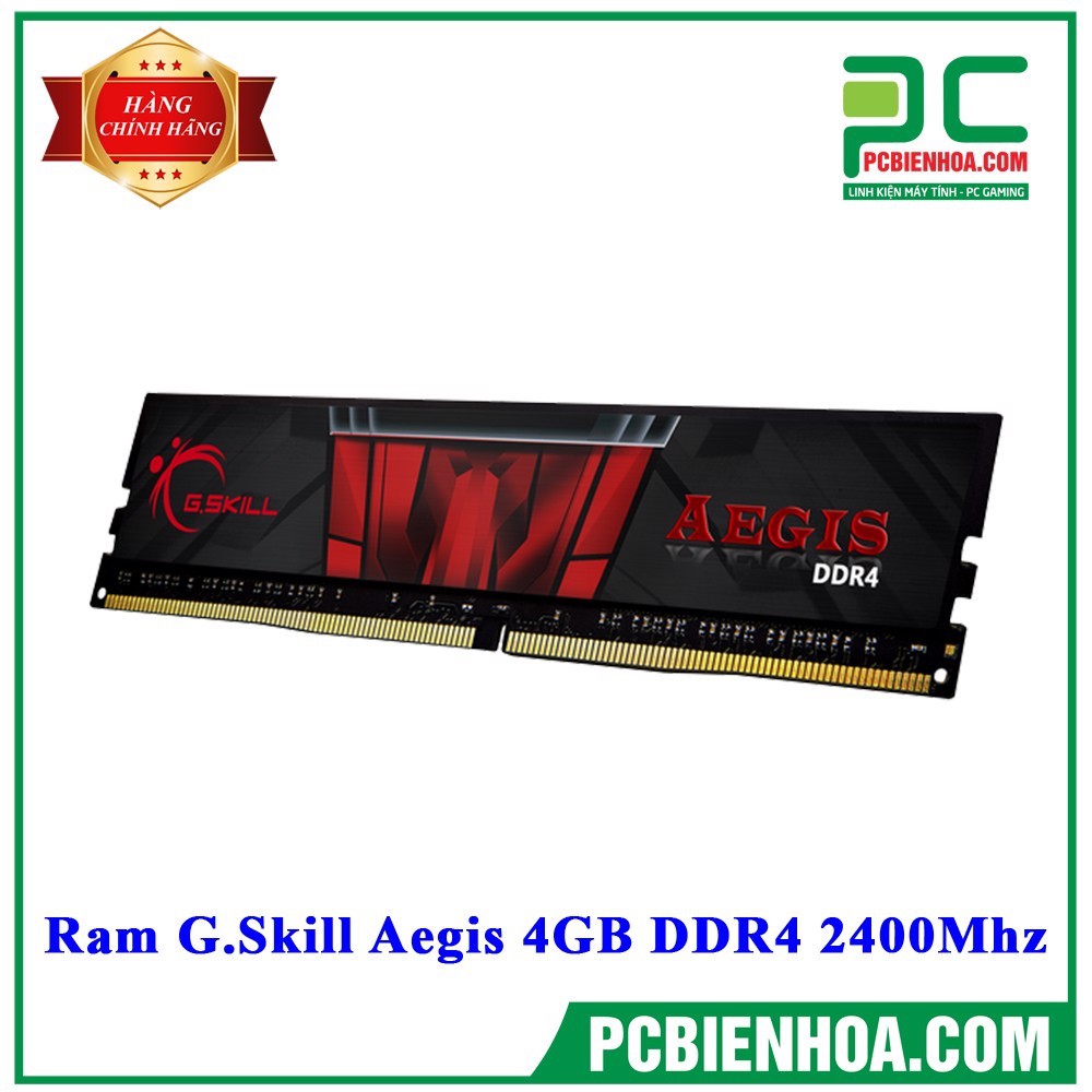 [Mã 159ELSALE hoàn 7% xu đơn 300K] RAM máy tính GSKill 4Gb DDR4-2400