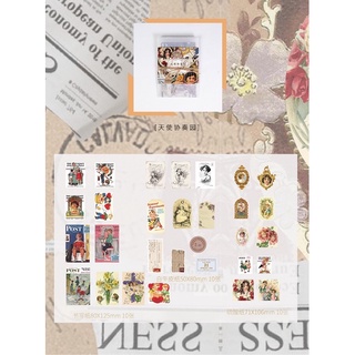 Giấy Decor Và Sticker Em Bé Cổ Điển ✨